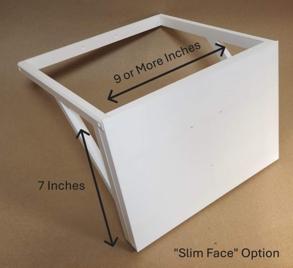 Column Mount Flag Holder Bracket Square or Slim Face (Metal Pole Holder Optional) - Image 3