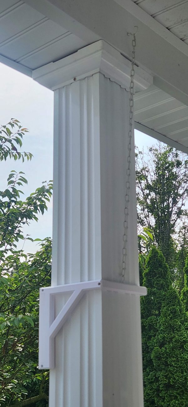 Column Mount Flag Holder Bracket Square or Slim Face (Metal Pole Holder Optional) - Image 6