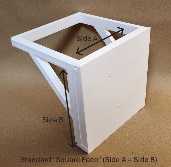 Column Mount Flag Holder Bracket Square or Slim Face (Metal Pole Holder Optional) - Image 2